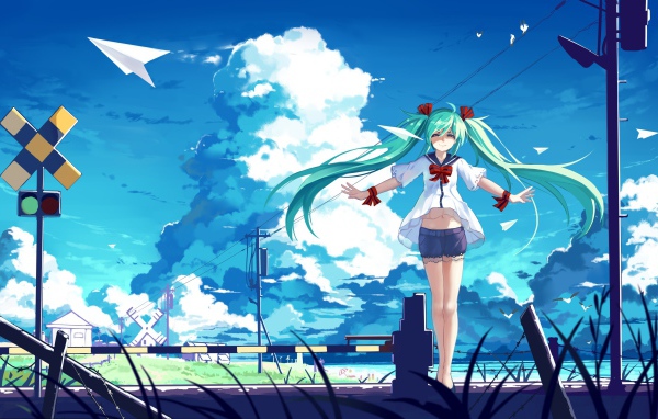 Хатсуне Мико девушка аниме