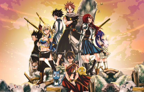 Герои разных манг аниме