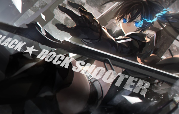 Манга аниме Black Rock Shooter