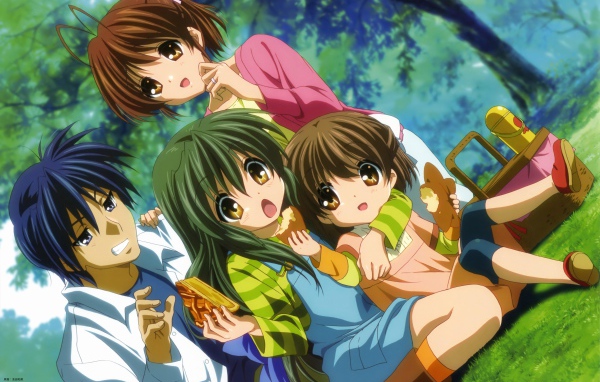 Пикник на газоне, аниме Кланнад