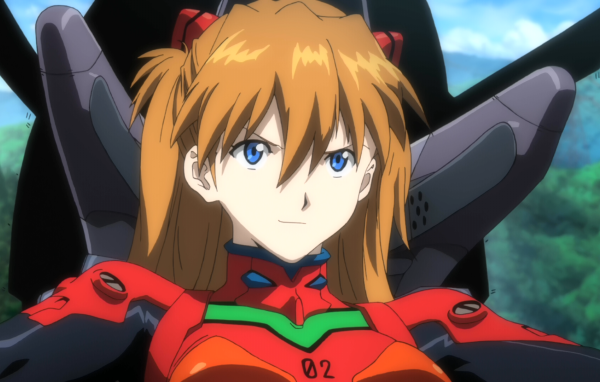 Девушка из аниме Neon Genesis Evangelion