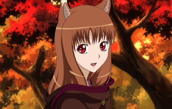 Главная героиня аниме Волчица и пряности