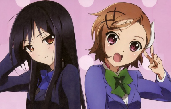 Две девушки аниме в манге Accel World