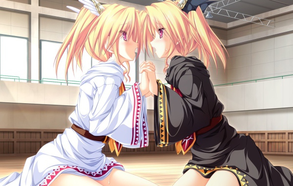 Две девушки в аниме Magus Tale