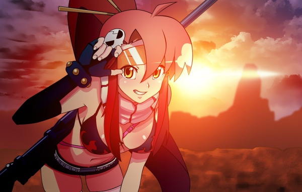 Девушка воин из аниме Тэнгэн Топпа Гуррен-Лаганн
