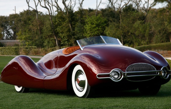 Фантастический дизайн ретро автомобиля