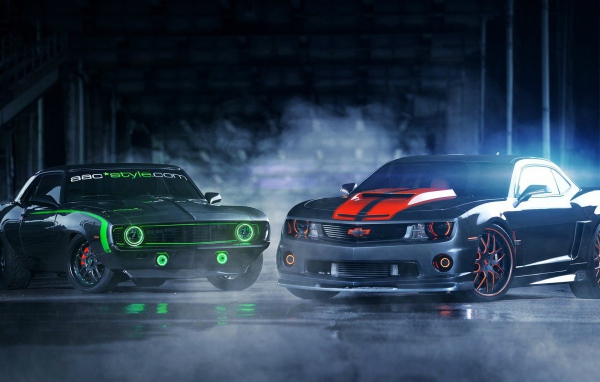 Дед и внук Chevrolet Camaro