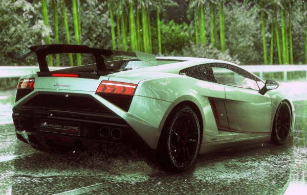 Нежно зеленый цвет Ламборгини