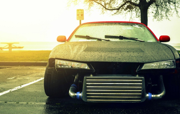 Черный Nissan Silvia S14