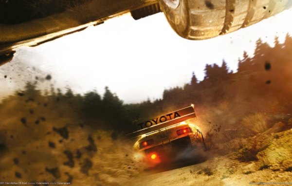 Автомобили Тойота во время ралли по бездорожью