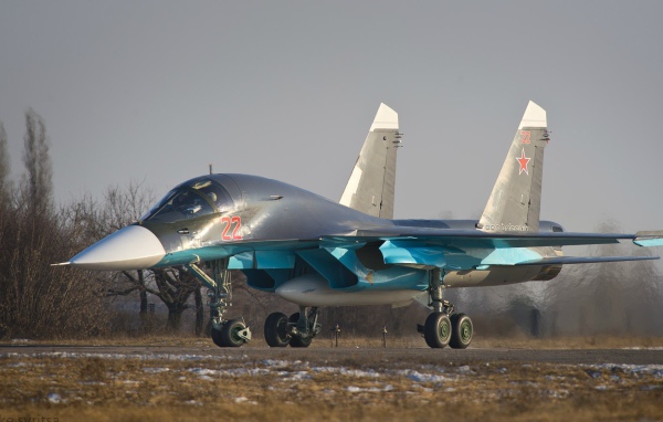 Российский истребитель СУ 34