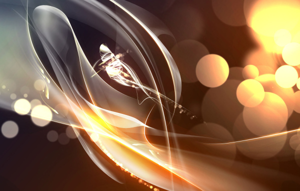 Абстрактный рисунок с кругами