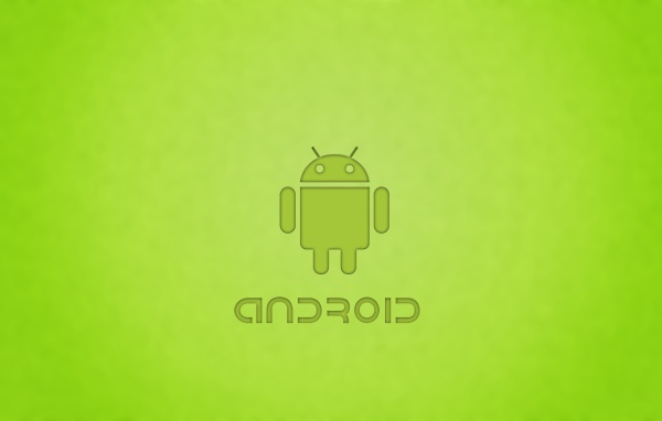 Фигурка Андроид, зеленый фон