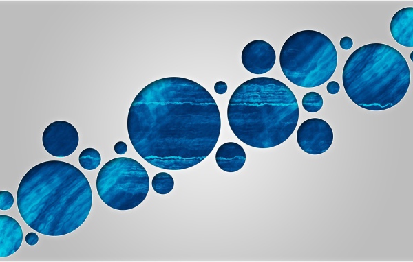 Фон из голубых кругов