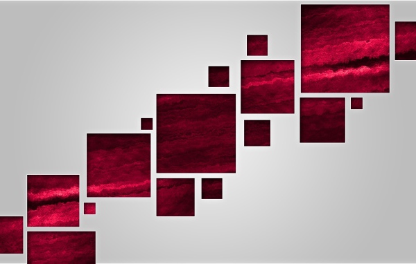 Фон из красных квадратов