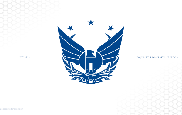 Голубой логотип Объединенной Космической Федерации