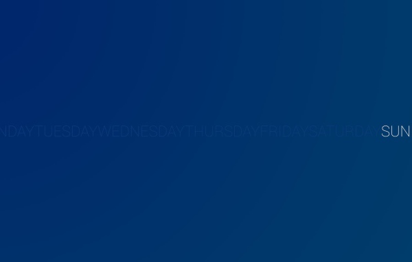 День недели воскресенье