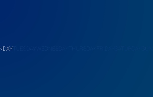 День недели понедельник