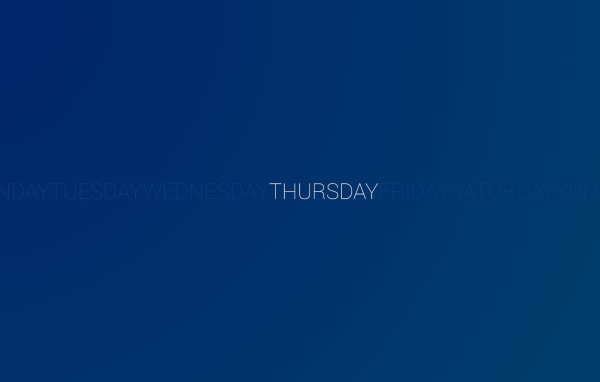 День недели четверг