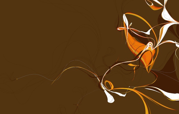 Рисунок на коричневом фоне