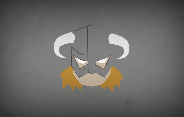 Серый фон The Elder Scrolls V Skyrim