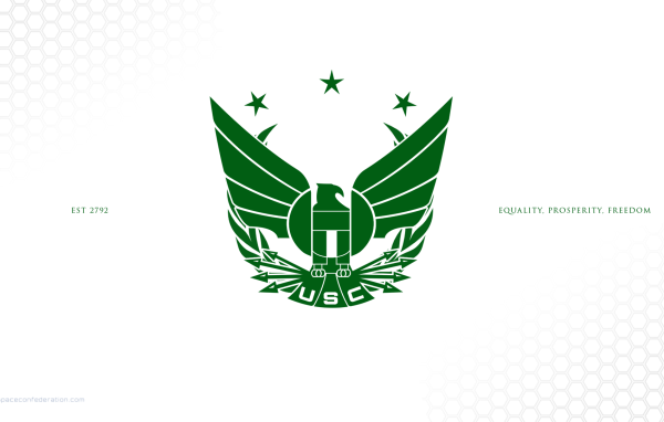 Зеленый логотип Объединенной Космической Федерации