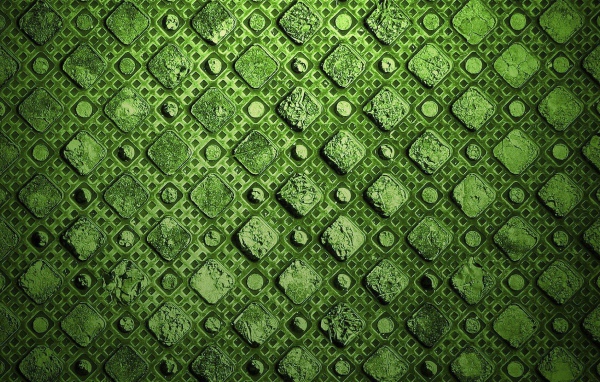 Зеленый орнамент, фон