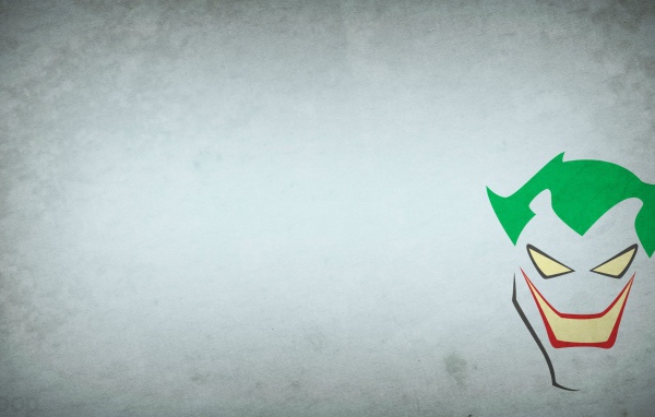 Джокер на светлом фоне