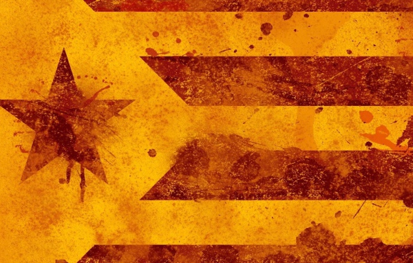 Вариант флага Каталонии
