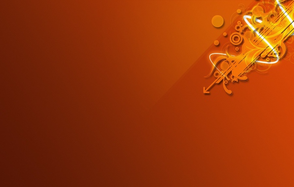 Оранжевый орнамент на оранжевом фоне