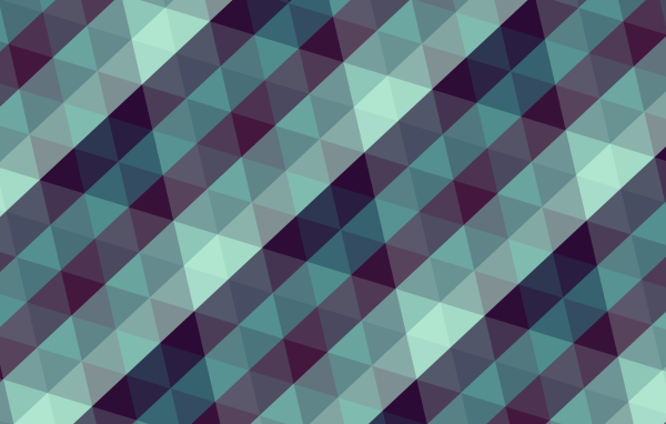 Орнамент из разноцветных треугольников