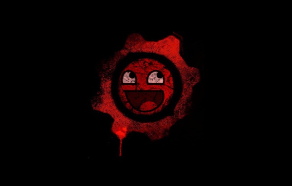 Пакман в стиле игры Gears of War