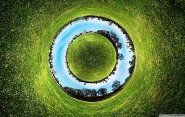 Панорамная сфера, фон