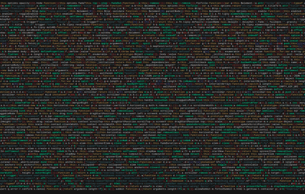 Код программы, фон