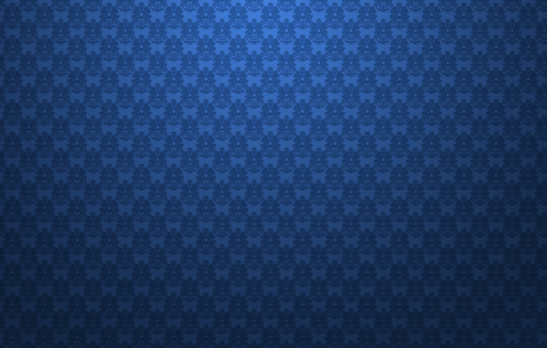 Королевские вензеля, голубой фон