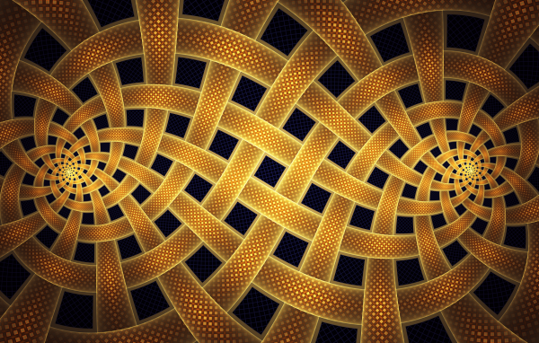 Спирали и фракталы, фон