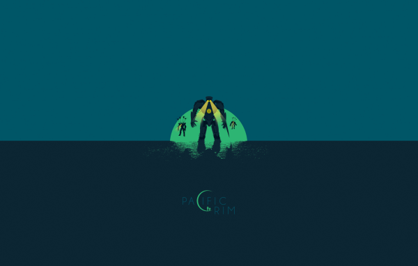 Фильм Тихоокеанский рубеж, синий фон