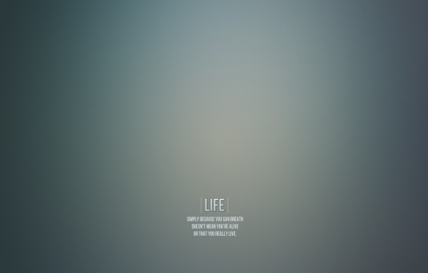 Смысл жизни, серый фон, надписи