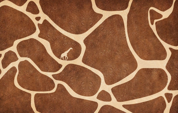 Текстура шкуры жирафа
