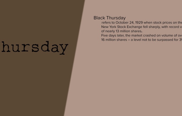 Описание четверга на английском языке