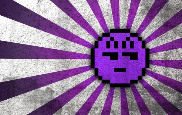 Фиолетовое солнце, фон