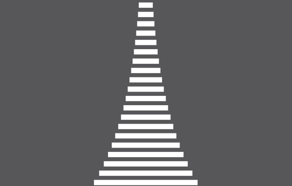 Белая лестница идет вверх