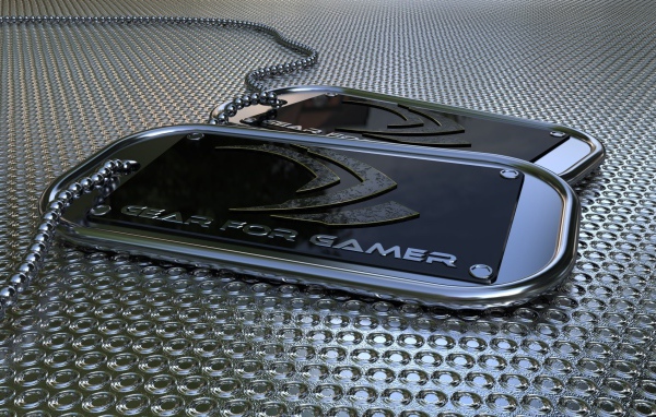 Бренд Nvidia на брелке