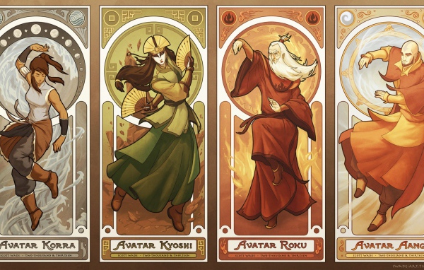 Аватары из мультфильма Легенда о Корре