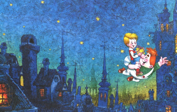 Мультфильм Малыш и Карлсон