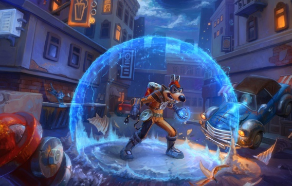 Злодей Мегавольт из мультфильма