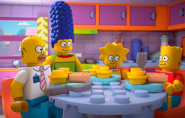 Симпсоны в стиле ЛЕГО