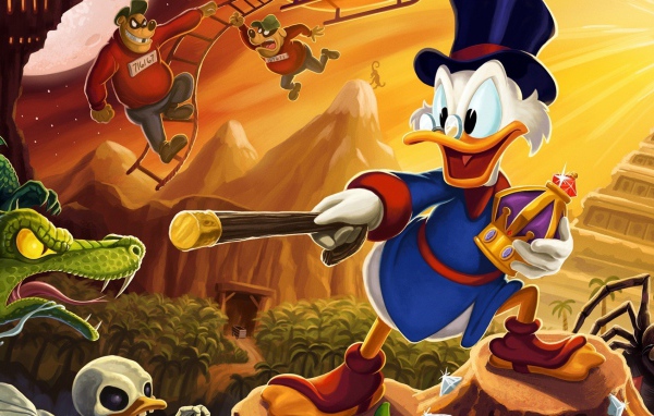 The main character of the cartoon DuckTales