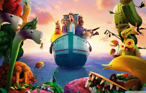 Путешественники прибыли в экзотическую страну, мультфильм