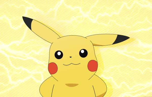 Желтый покемон Пикачу